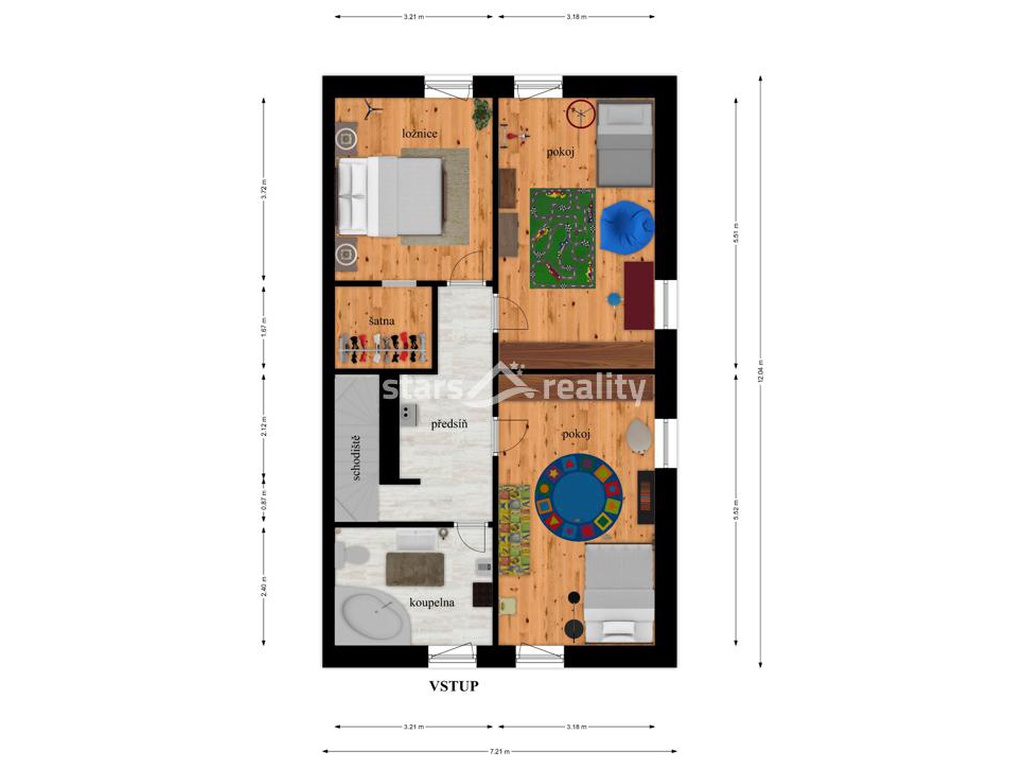 Prodej krajového RD 5+kk, pozemek 246 m2, Lomená - Veltrusy
