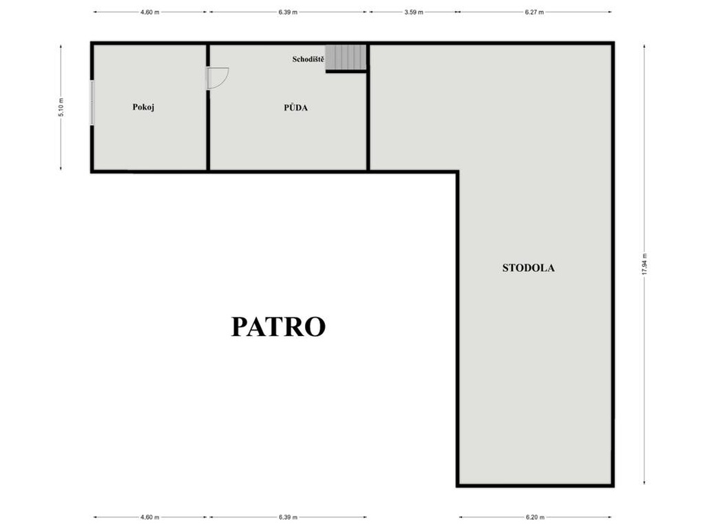 Prodej RD 3+1 se stodolou a pozemkem 1.164 m2, Spomyšl okr. Mělník