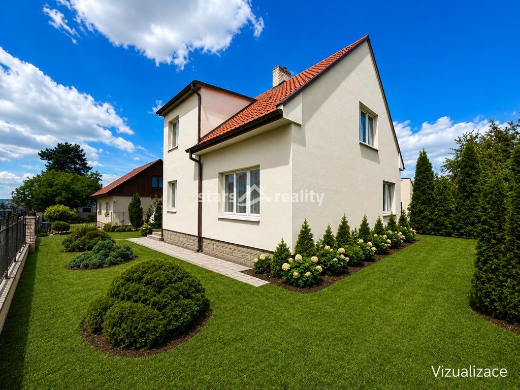 Prodej rodinného domu 4+1 se zahradou 870 m², Zlosyň, okres Mělník