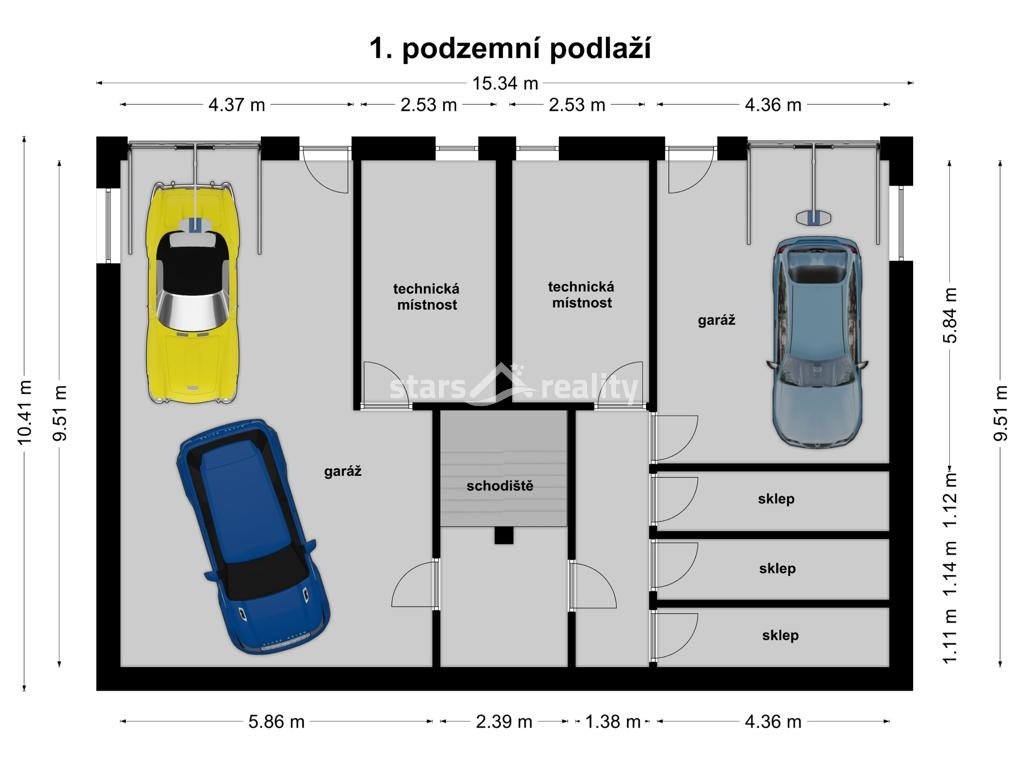 Prodej RD se 3 byty, 1x kancelář a 2 x garáž, pozemek 957 m2, Netovice okr. Kladno