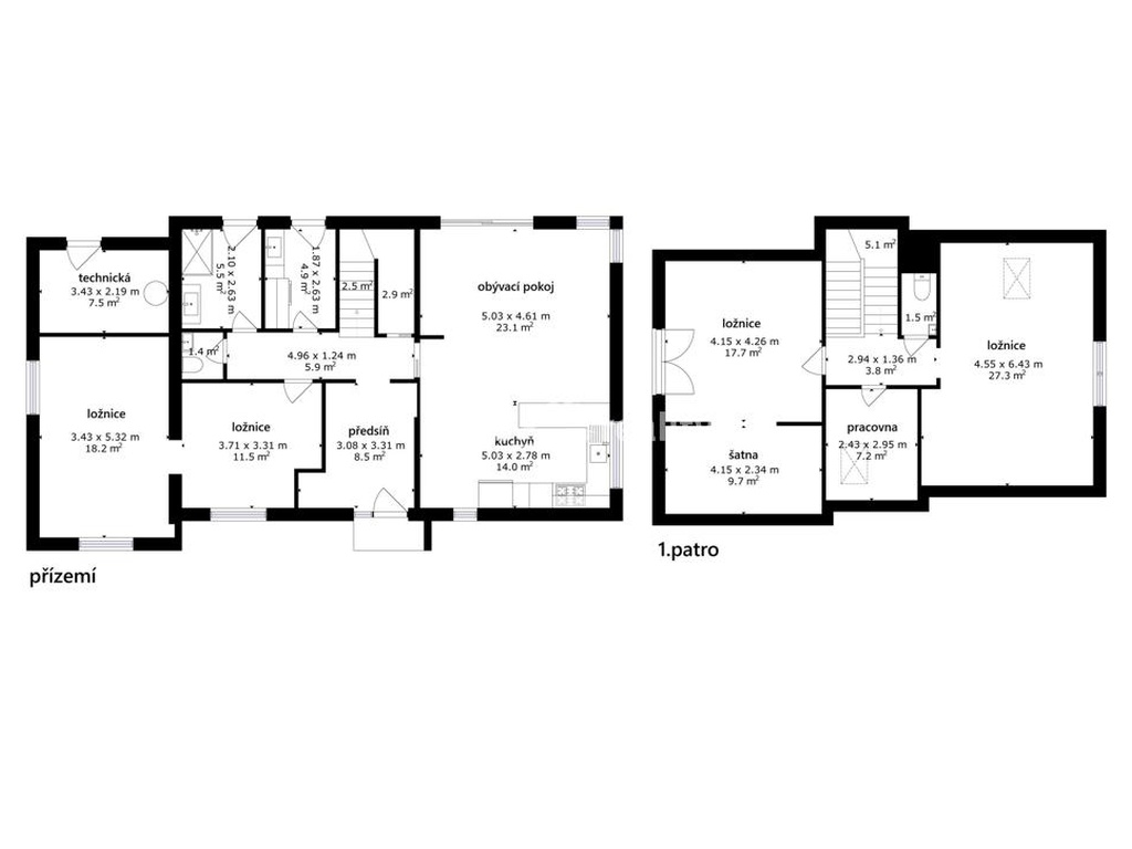 Prodej RD 5+kk 176 m2, pozemek 1000 m2, Byšice ul. Mladoboleslavská
